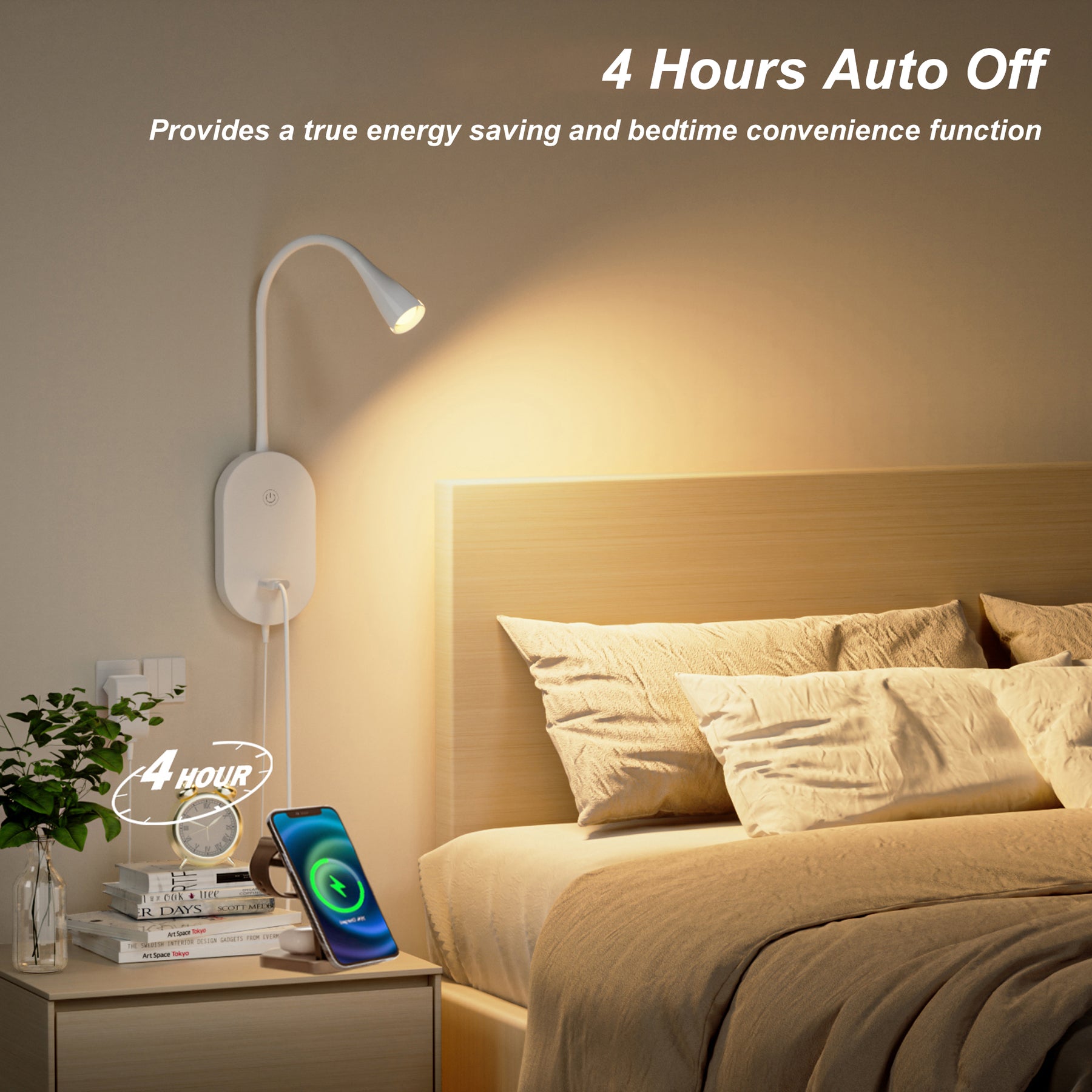 Wall Mount Reading Light 3000K