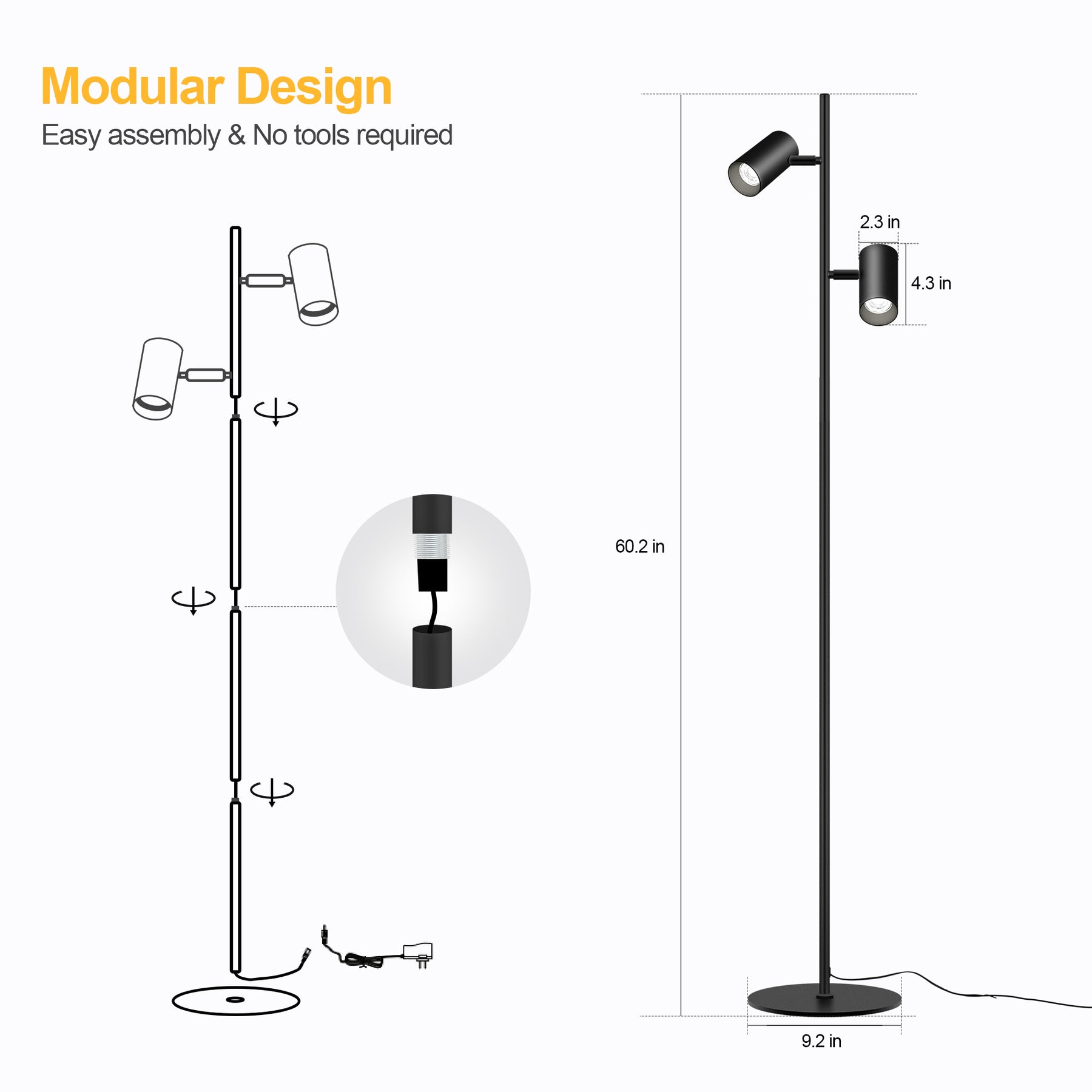 Industrial Floor Lamp